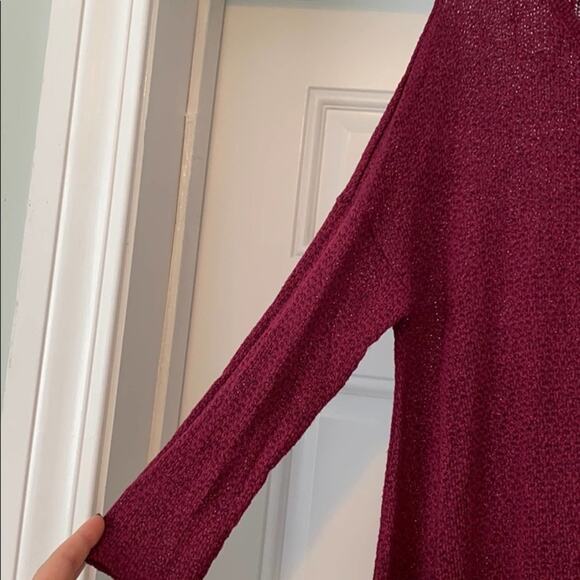 American Eagle Wine Color Sweater - Picture 3 of 6